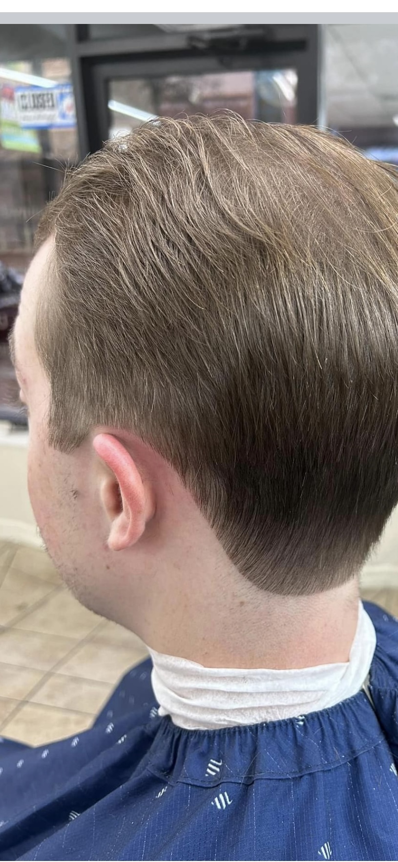 Men's fade haircut