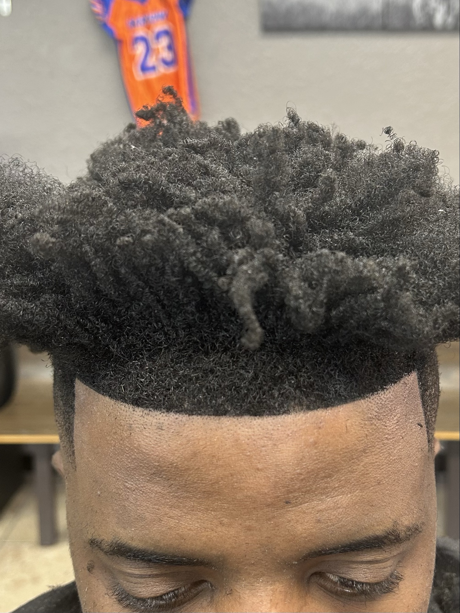 Clean taper fade