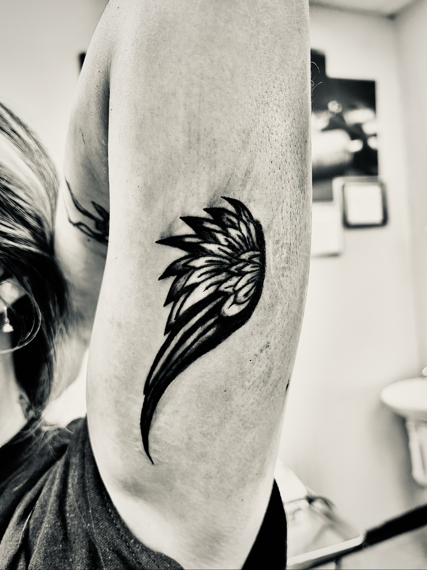 Wing tattoo