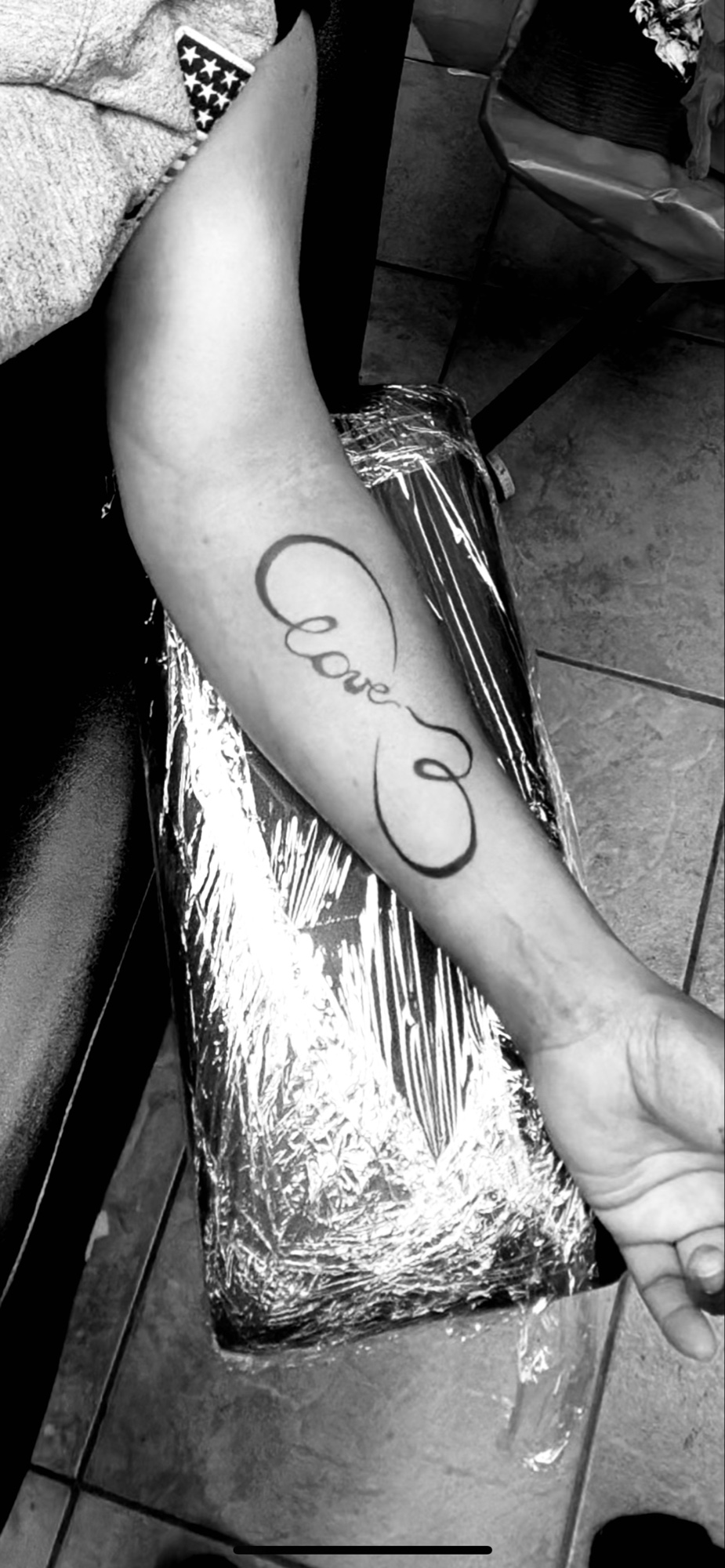 Love infinity tattoo